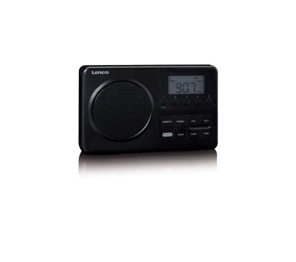 Lenco MPR-035BK Radio FM Czarny