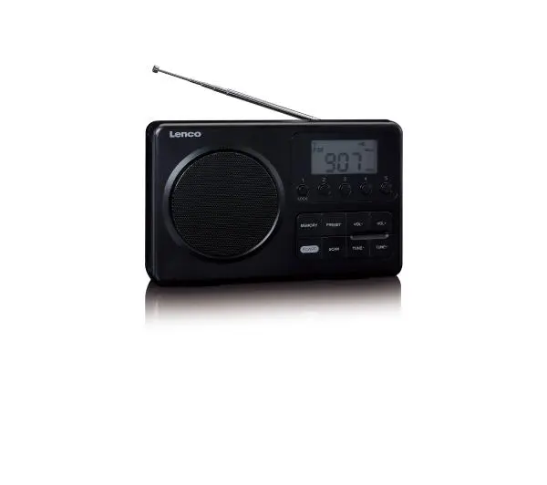 Lenco MPR-035BK Radio FM Czarny