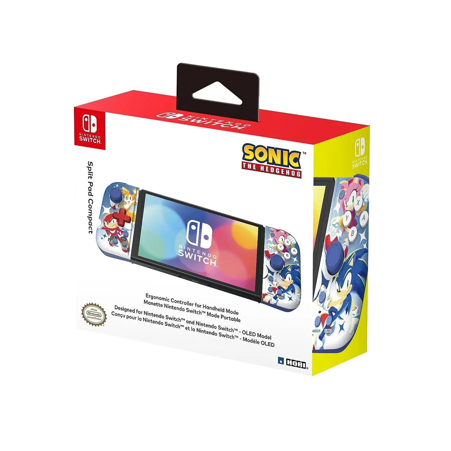 Hori Split Pad Compact Sonic do Nintendo Switch Przewodowy