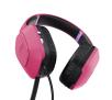 Słuchawki przewodowe z mikrofonem Trust GXT 415P Zirox Nauszne Różowy
