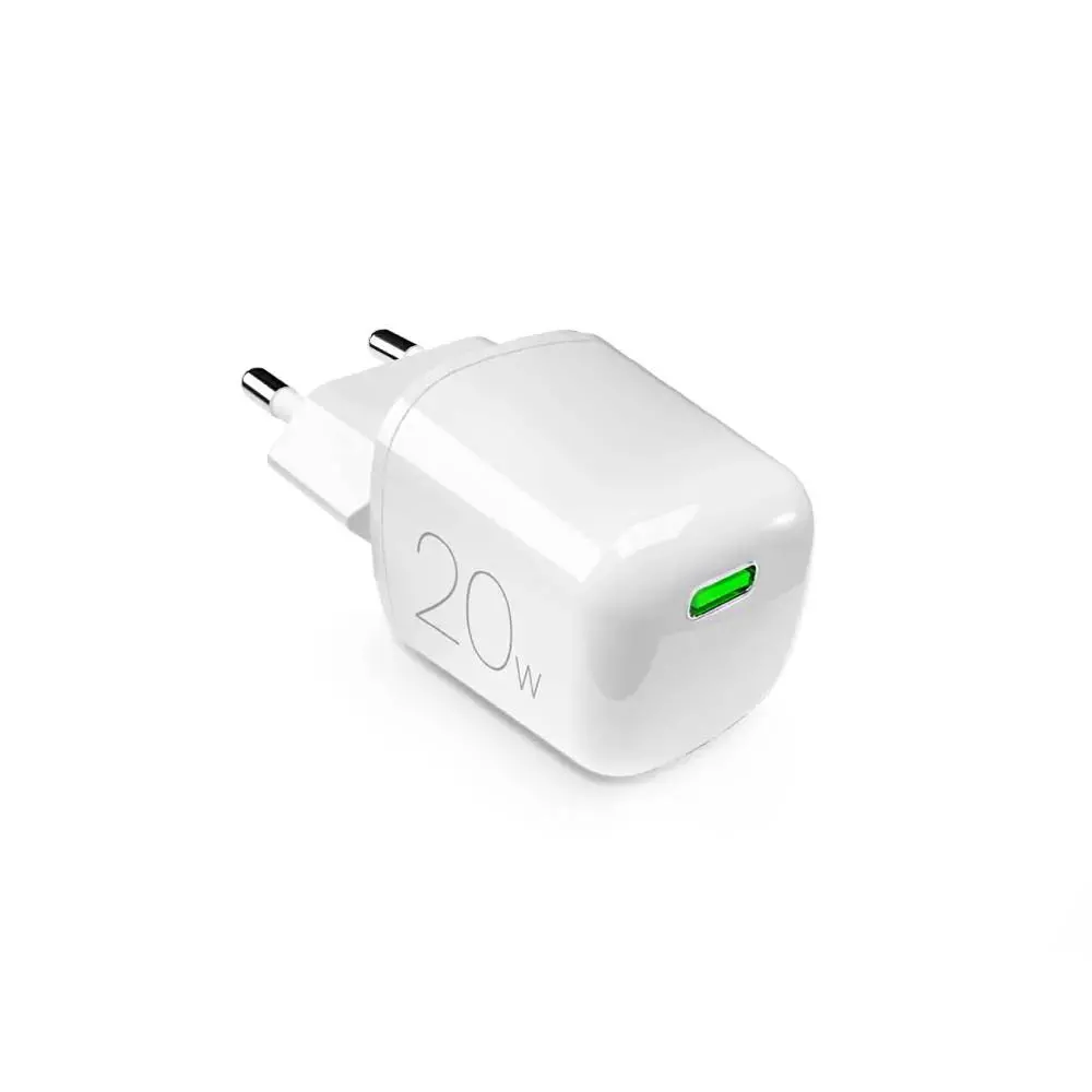 Ładowarka sieciowa Puro MiniPro GaN USB-C 20W PD Biały