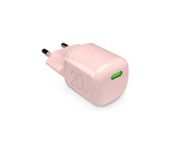 Ładowarka sieciowa Puro MiniPro GaN USB-C 20W PD Różowy