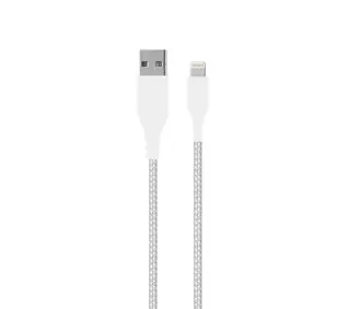 Puro Fabric Ultra Strong USB-A do Lightning MFi 1,2m Biały