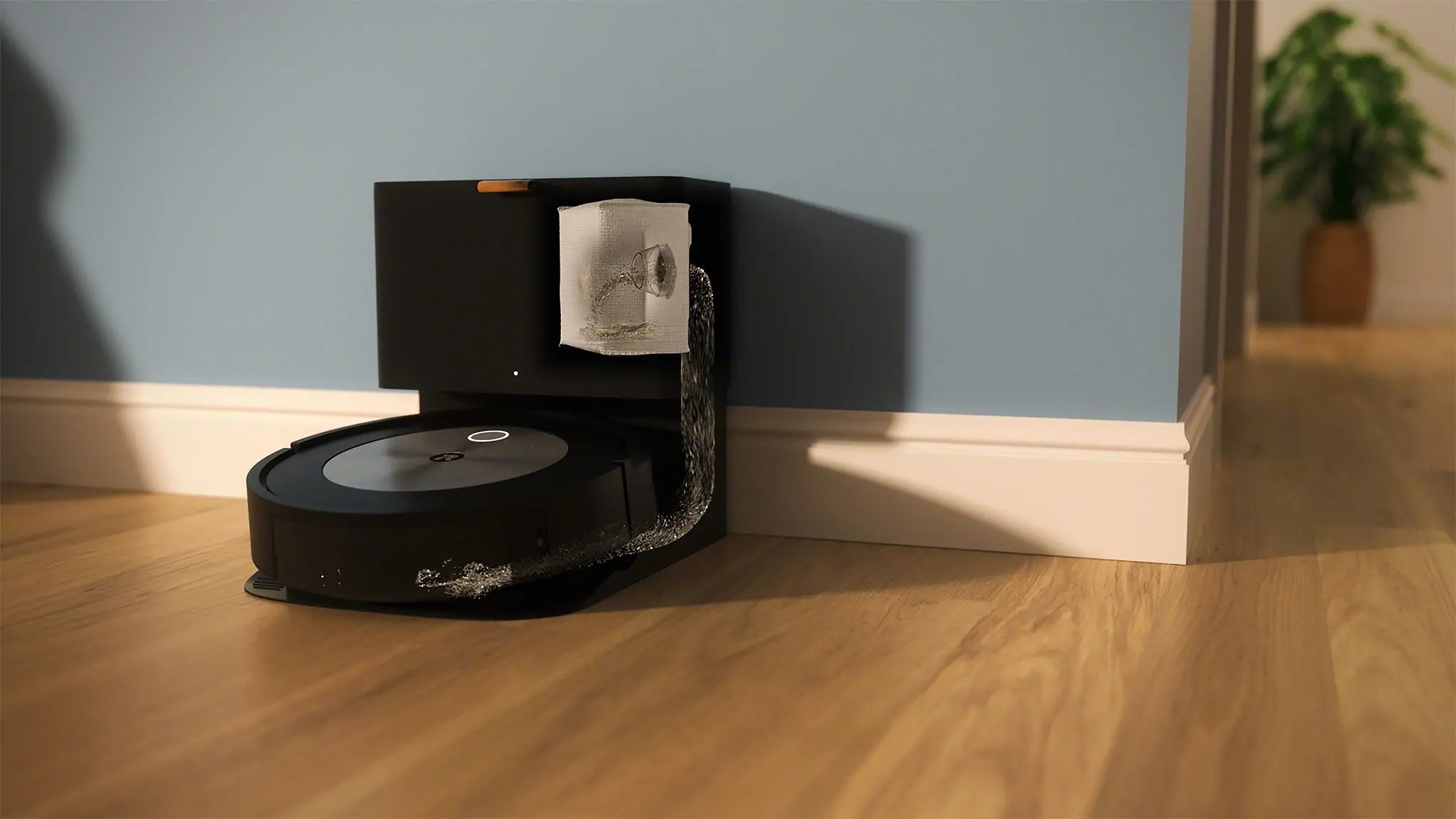 Robot sprzątający iRobot Roomba Combo j5+ Funkcja mopowania Stacja oczyszczająca Tworzenie mapy pomieszczenia 68dB