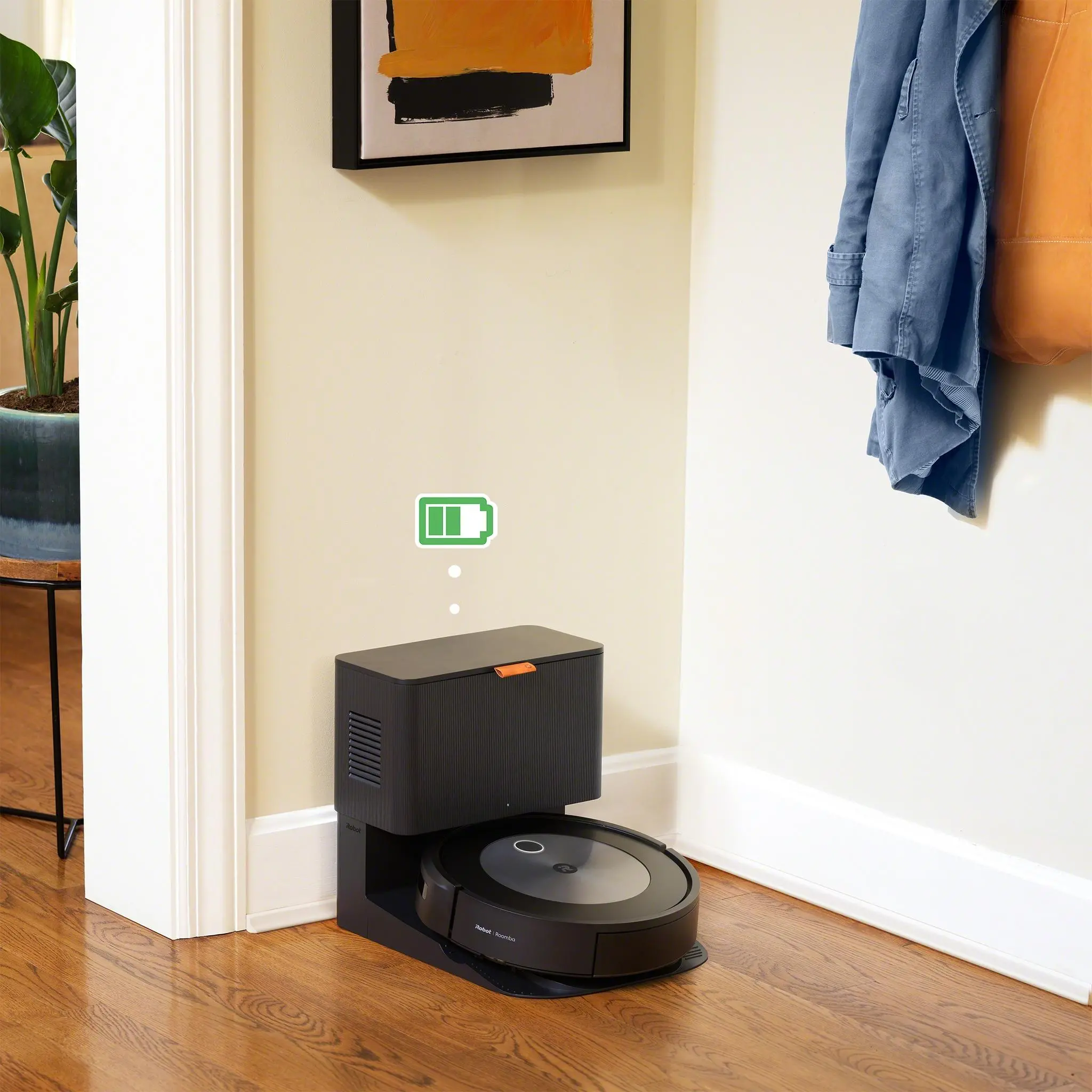 Robot sprzątający iRobot Roomba Combo j5+ Funkcja mopowania Stacja oczyszczająca Tworzenie mapy pomieszczenia 68dB