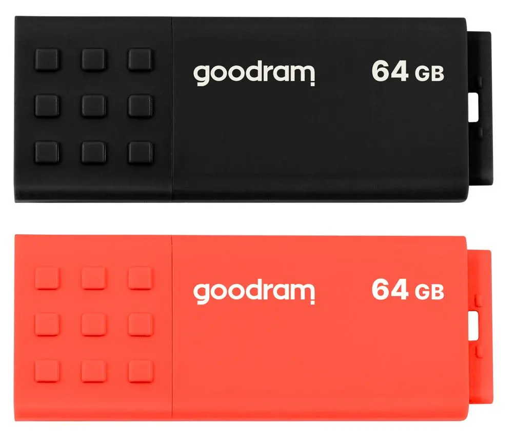 PenDrive GoodRam UME3 Mix Dwupak 2x64GB USB 3.2  Czarno-czerwony