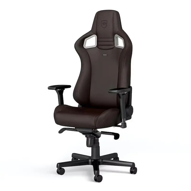 Fotel Noblechairs EPIC Java Edition Gamingowy do 120kg Skóra ECO High Tech Brązowy