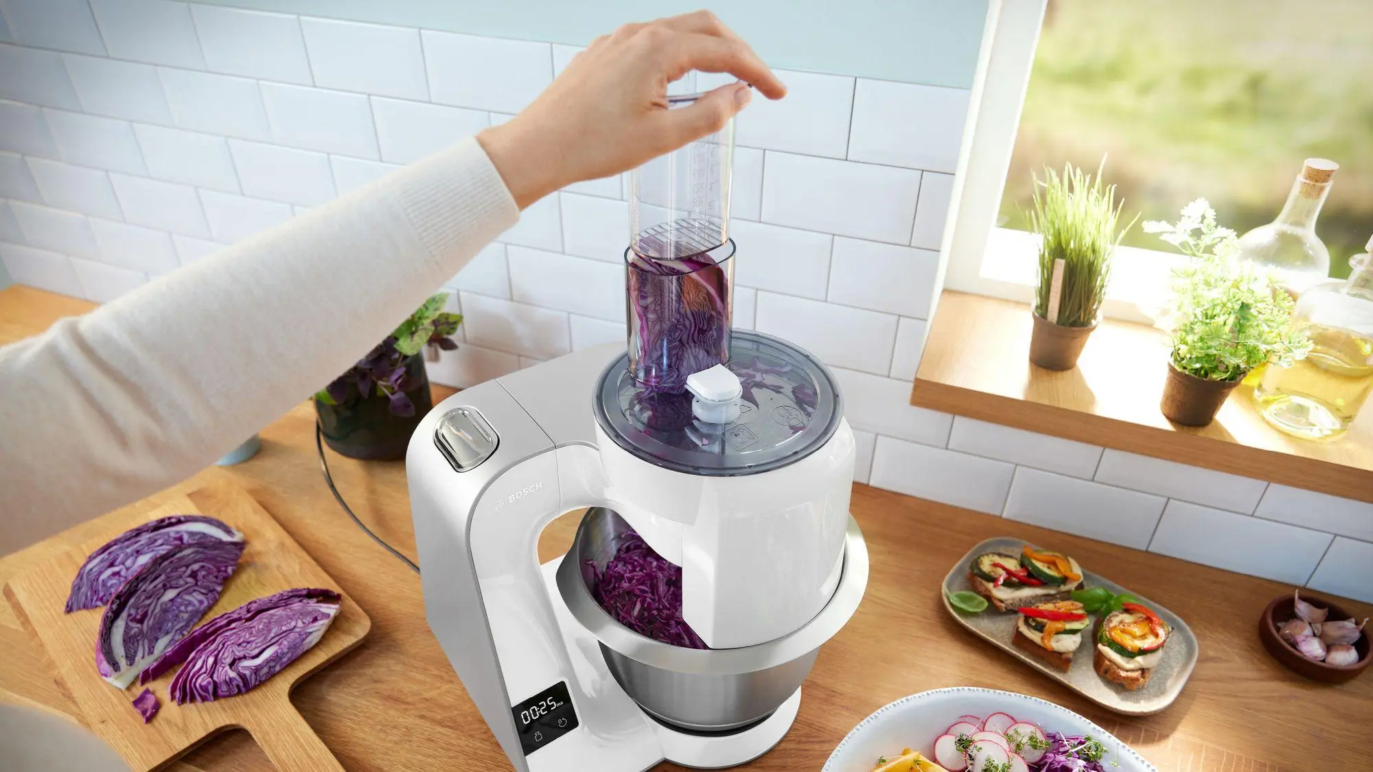 Robot planetarny Bosch MUM5X220 1000W Blender kielichowy Rozdrabniacz