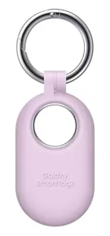 Brelok Samsung Silicone Case do Galaxy SmartTag 2 Lawendowy