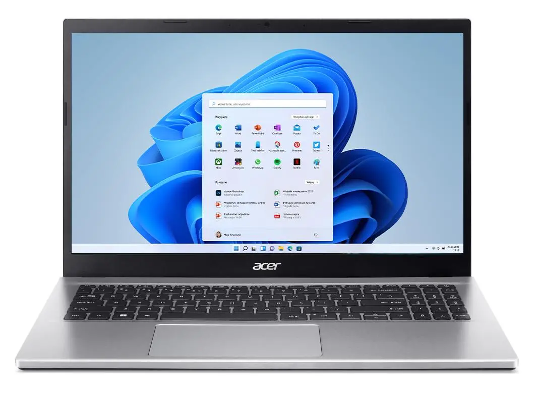 Laptop Acer Aspire 3 A315-44P-R2KQ 15,6" R7 5700U 16GB RAM 512GB Dysk SSD Win11 Srebrny