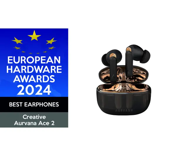 Creative Aurvana Ace 2 Dokanałowe Bluetooth 5.3 Czarny