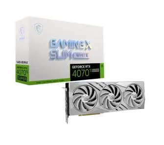 Karta graficzna MSI GeForce RTX 4070 Ti Super Gaming X Slim White 16GB GDDR6X 256bit DLSS 3