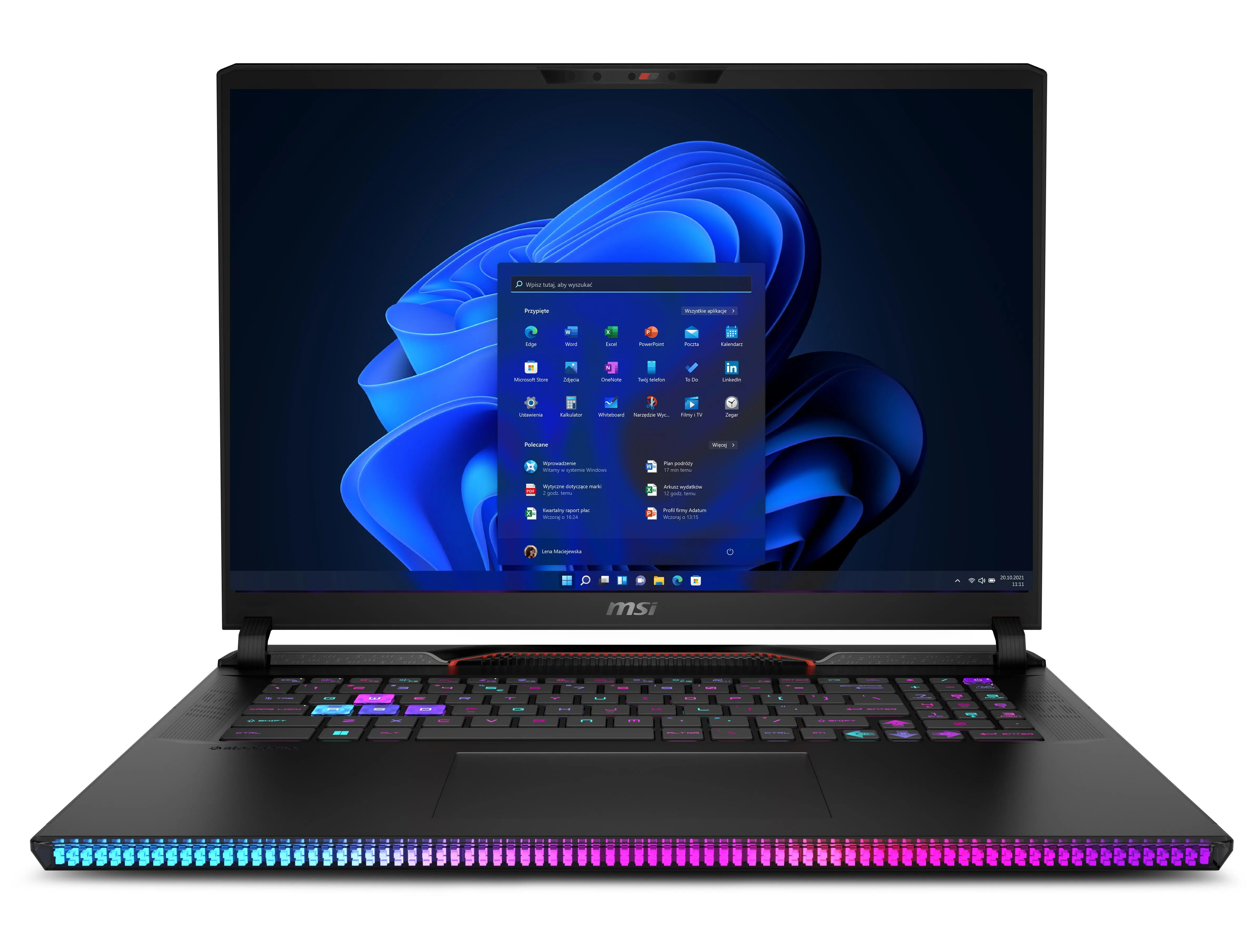 Laptop gamingowy MSI Raider GE78 HX 14VIG-625PL 17" 240Hz i9-14900HX 32GB RAM 2TB Dysk SSD RTX4090 DLSS3 Win11 Czarny