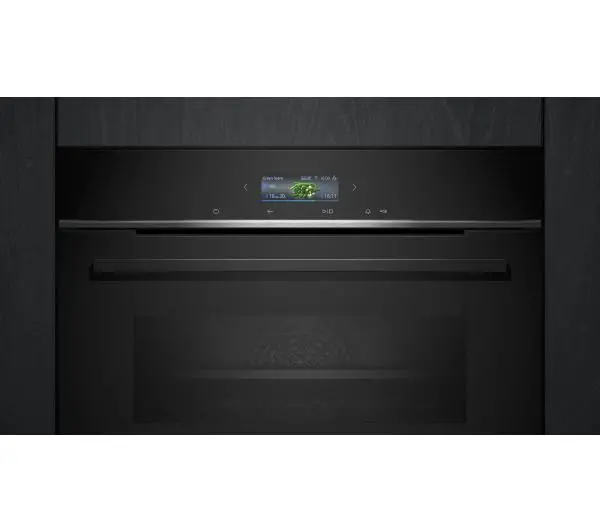 Siemens iQ700 HB774G1B1 Termoobieg AirFry Zdalne sterowanie Czarny - Kup na Raty - RRSO 0%