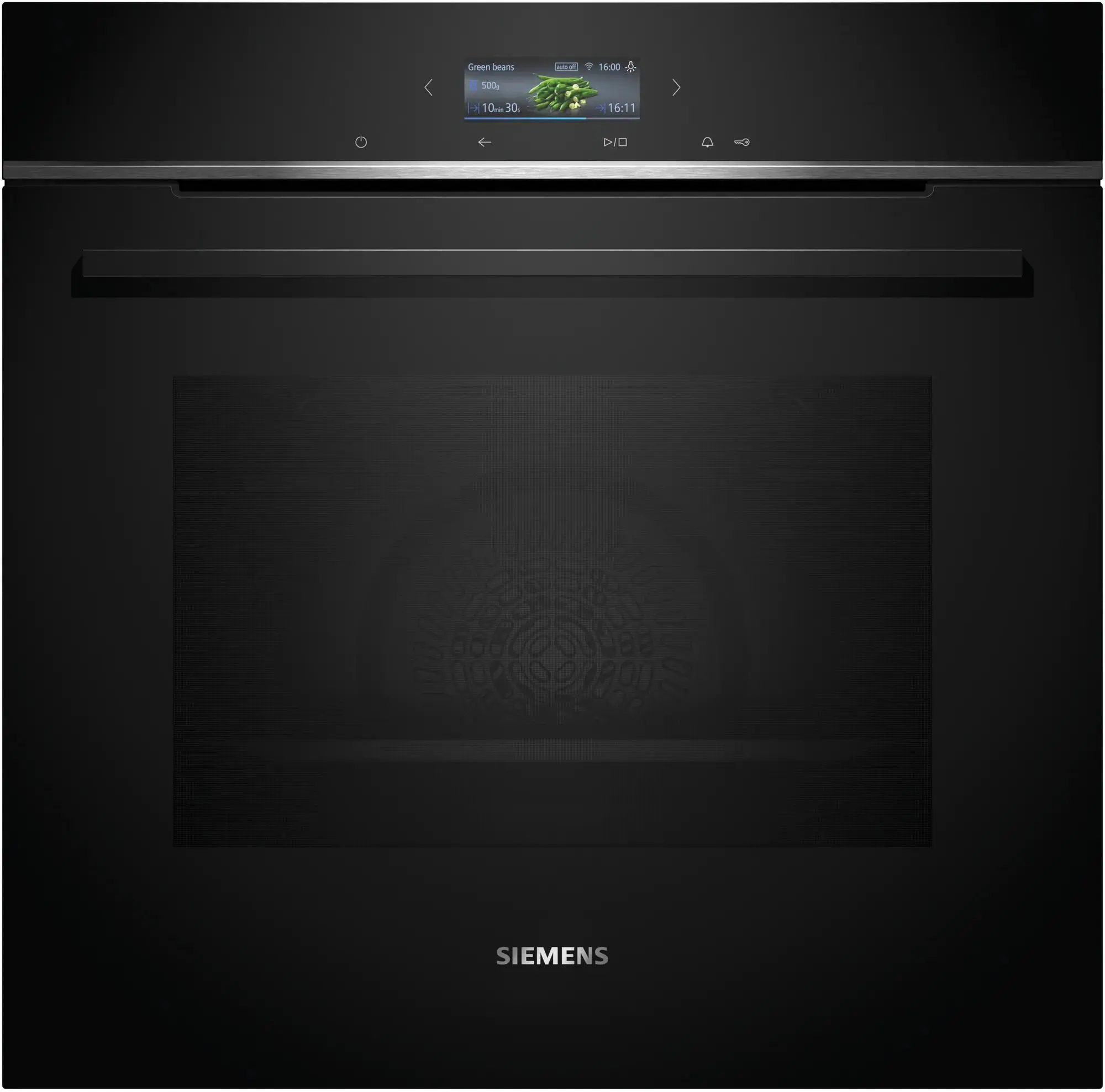Piekarnik elektryczny Siemens iQ700 HB754G1B1 Termoobieg AirFry Zdalne sterowanie Czarny