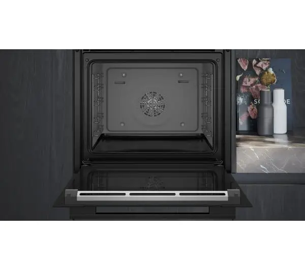 Siemens iQ700 HB754G1B1 Termoobieg AirFry Zdalne sterowanie Czarny - Kup na Raty - RRSO 0%