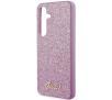 Etui Guess Glitter Script GUHCS24SHGGSHU do Samsung Galaxy S24 Fioletowy