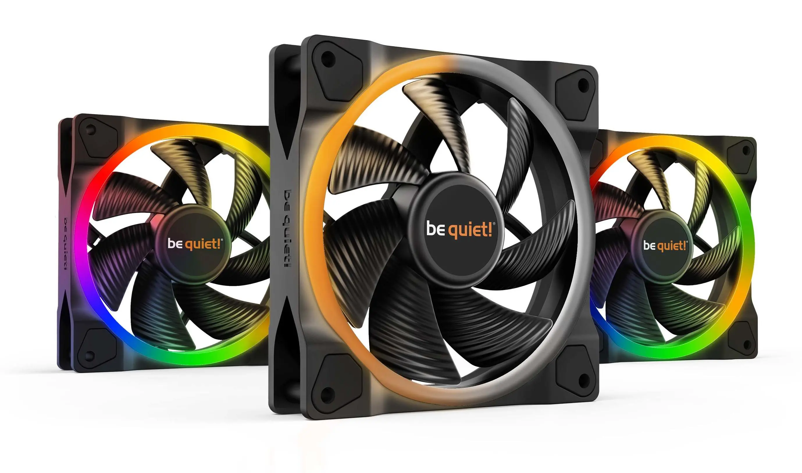 Wentylator be quiet! Light Wings PWM 120mm 3szt. Czarny