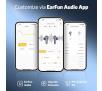 Słuchawki bezprzewodowe Earfun Air Pro 3 Dokanałowe Bluetooth 5.3 Różowy