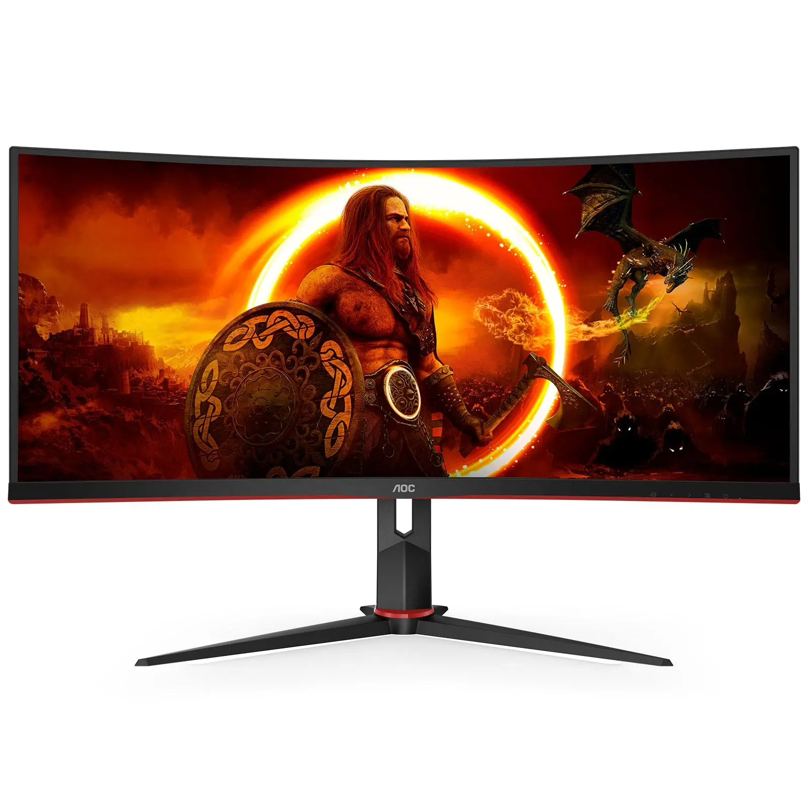 Monitor AOC CU34G2XE/BK 34" UWQHD VA 144Hz 1ms MPRT Zakrzywiony Gamingowy