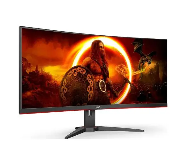 AOC CU34G2XE/BK  34" UWQHD VA 144Hz 1ms MPRT Zakrzywiony Gamingowy - Kup na Raty - RRSO 0%