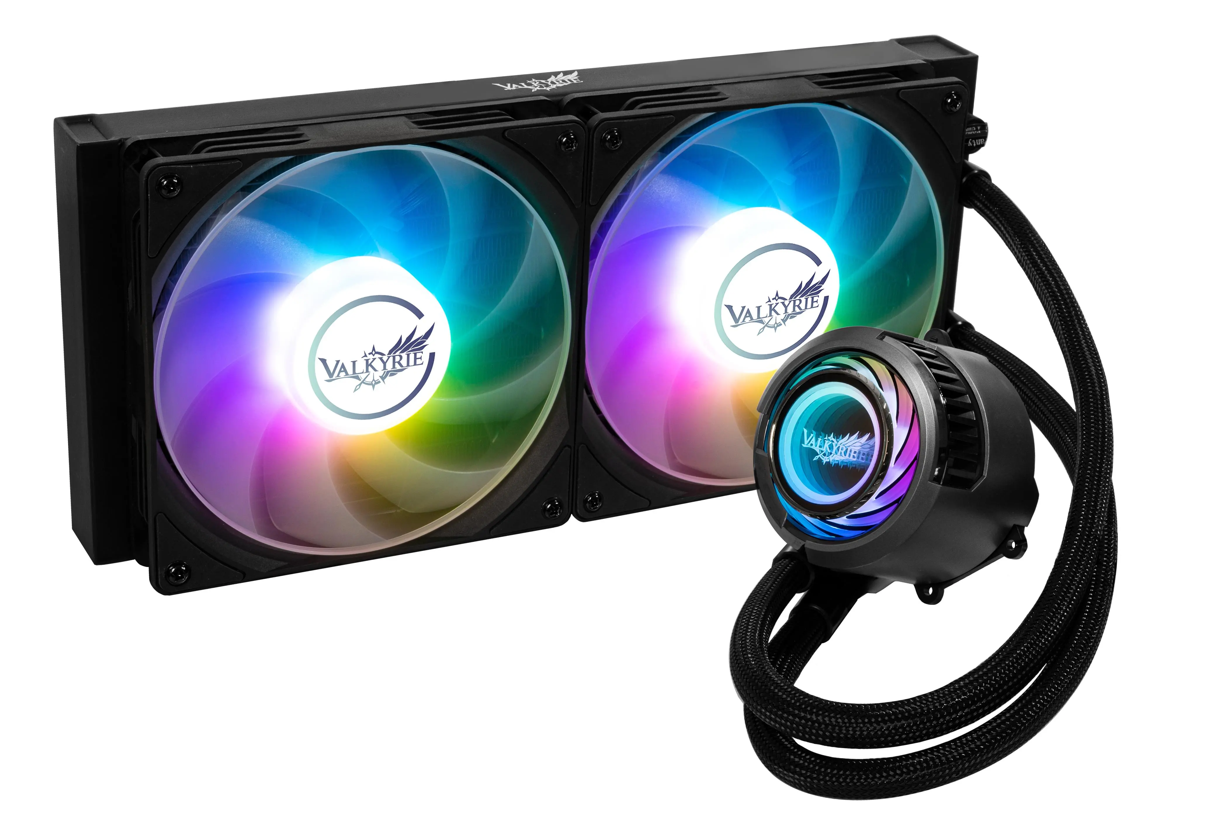 Chłodzenie Valkyrie Jarn 280   ARGB Czarny