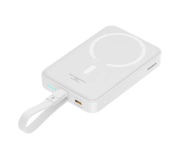 Baseus P10022109223-00 Magnetic Mini 10000mAh 20W MagSafe z kablem Lightning Biały