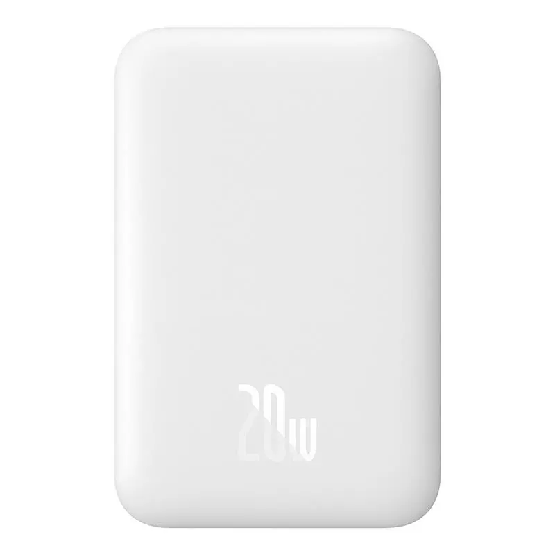 Powerbank Baseus P10059002223-00 Magnetic Mini 6000mAh 20W Biały