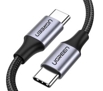Kabel UGREEN USB-C do USB-C US261 QC 3,0 PD 3A 60W 1m Czarny