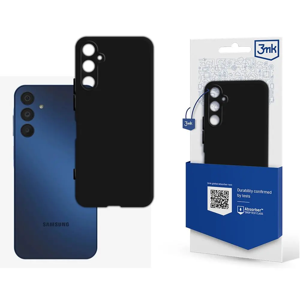 Etui 3mk Matt Case do Samsung Galaxy A15 Czarny
