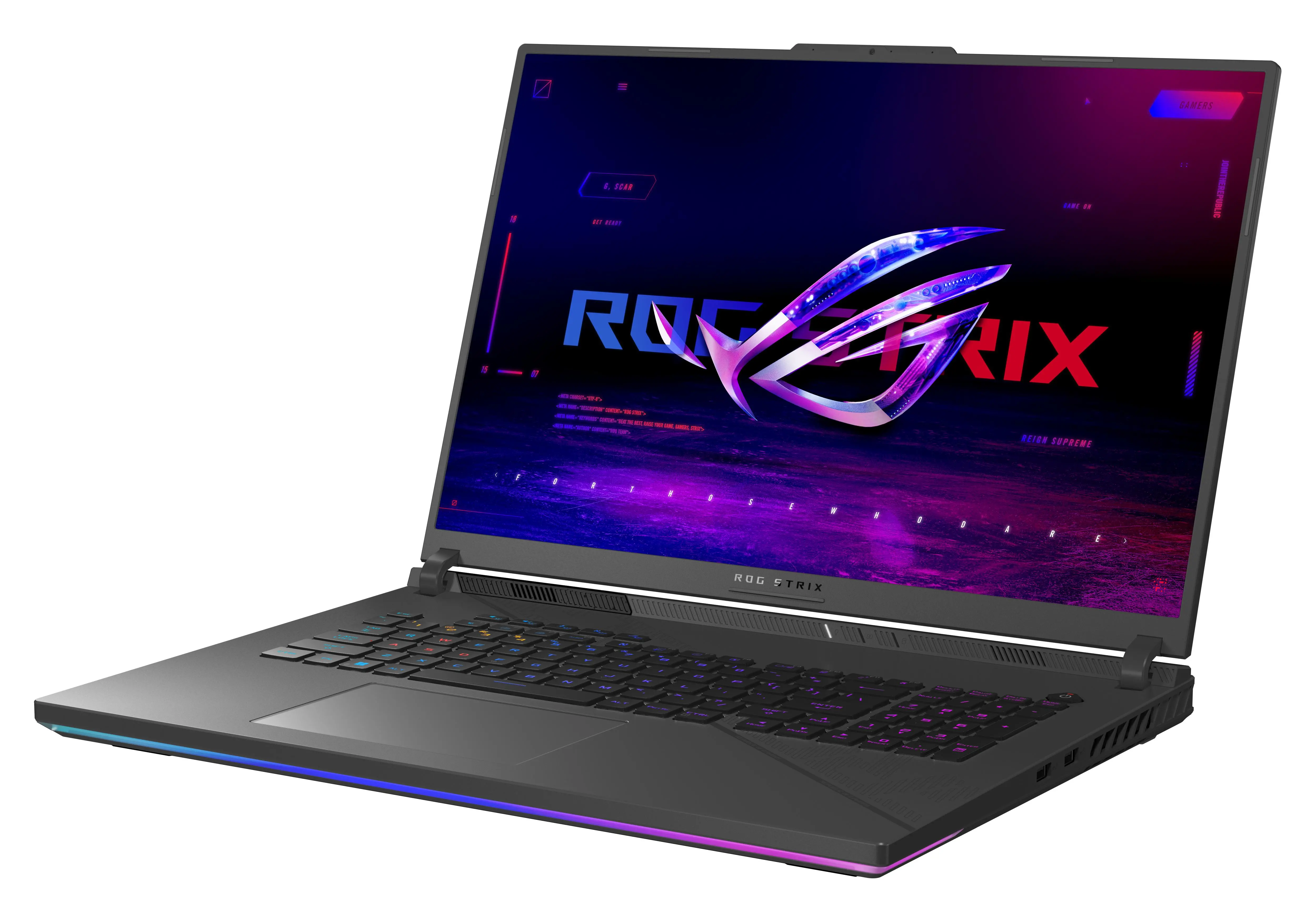 Laptop gamingowy ASUS ROG Strix G18 2024 G814JIR-N6009W 18" 240Hz i9-14900HX 16GB RAM 1TB Dysk SSD RTX4070 DLSS3 Win11 Szary
