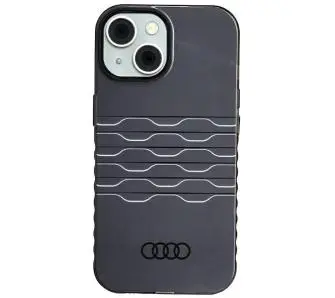 Etui AUDI IML MagSafe Case AU-IMLMIP15-A6/D3-BK do iPhone 15 Czarny