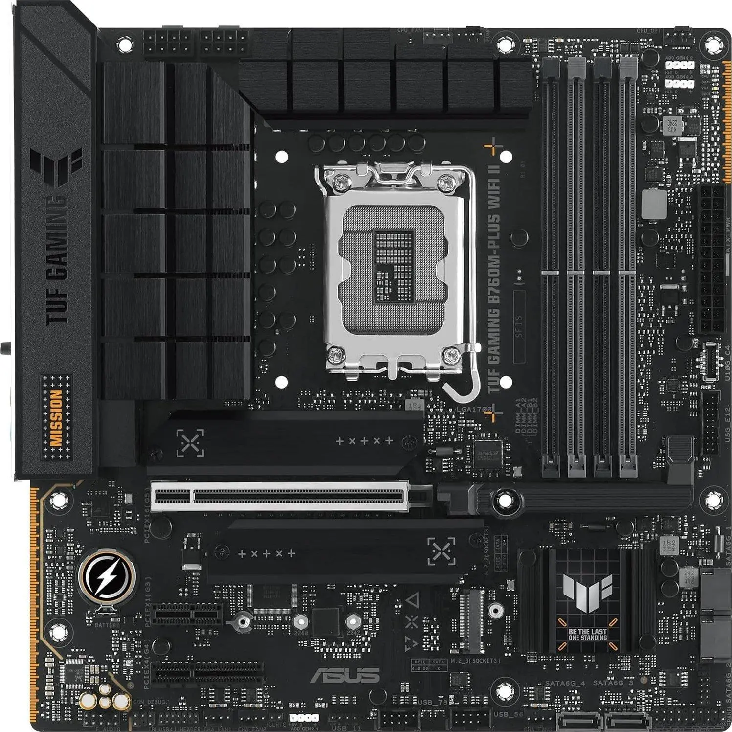 фото Материнская плата Asus TUF Gaming B760M-PLUS WIFI II (90MB1HE0-M0EAY0) 1