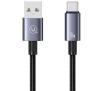 Kabel USAMS USB do USB-C 3A 0,25m Fast Charging Stalowy
