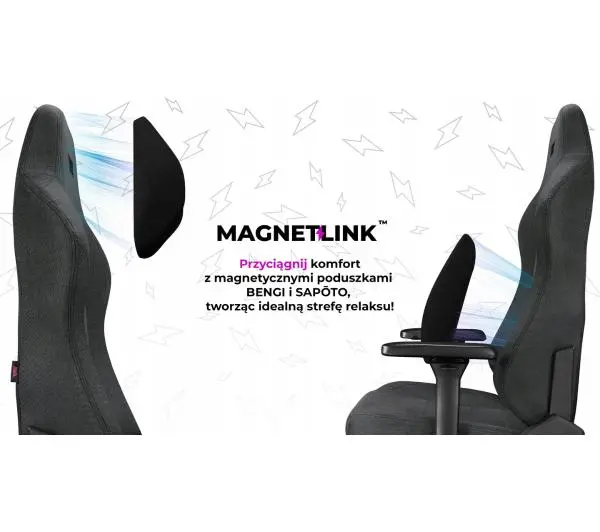 Yumisu 2054 Magnetic Materiał Biurowy do 150kg Tkanina Szaro-czarny - Kup na Raty - RRSO 0%