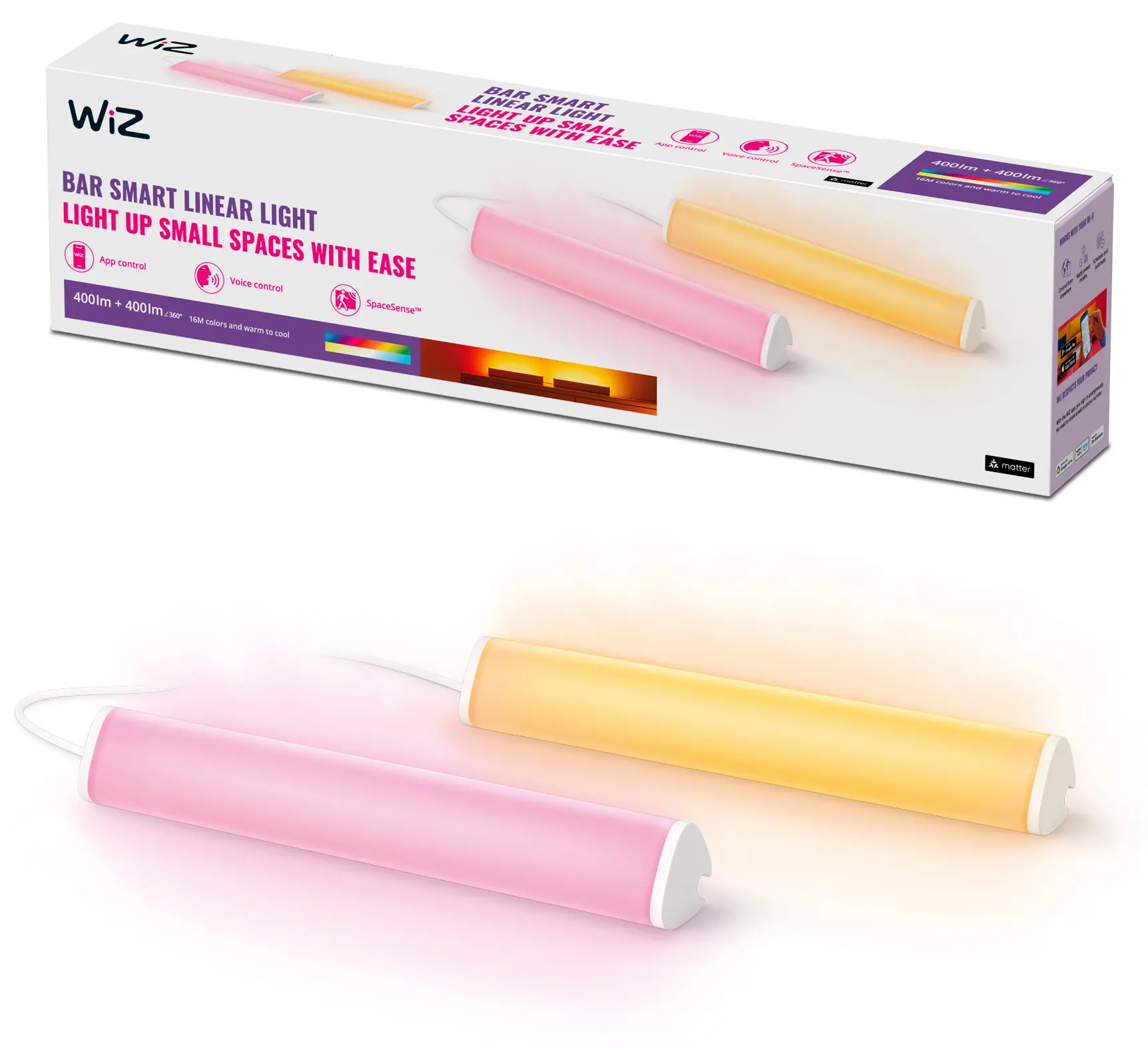 Listwy świetlne WiZ LED WI-FI