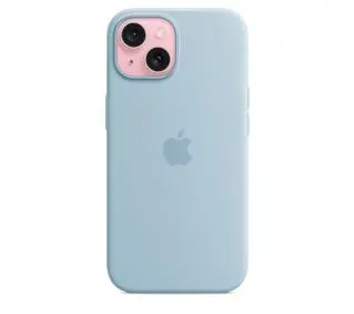 Apple Silicone Case do iPhone 15 Niebieski