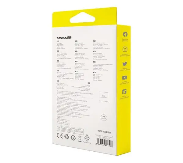 Baseus USB-C do USB-C Free2Draw PD 100W 1m Czarny