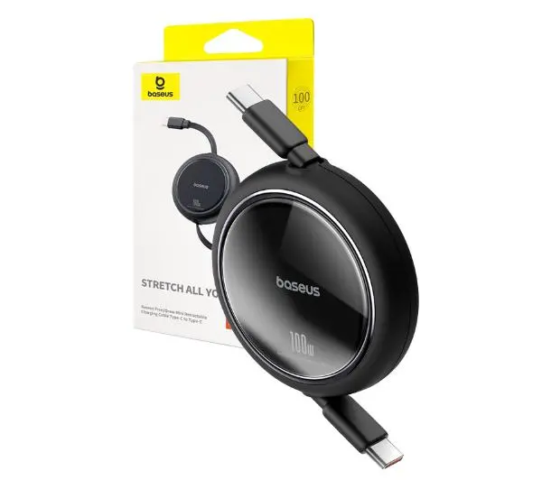 Baseus USB-C do USB-C Free2Draw PD 100W 1m Czarny