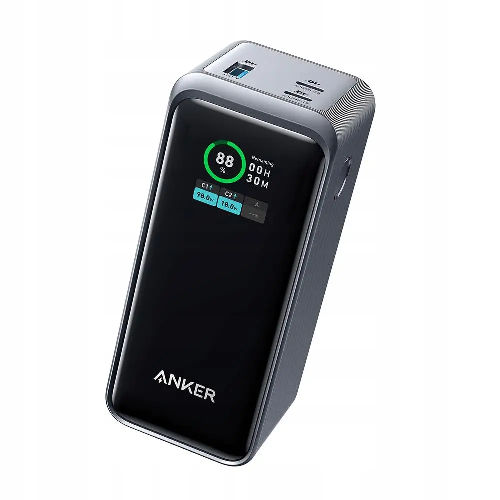 Powerbank Anker 735 Prime (A1336011) 20000mAh 200W Srebrny