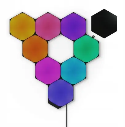 Panel LED Nanoleaf HEXAGONS 9szt + kontroler
