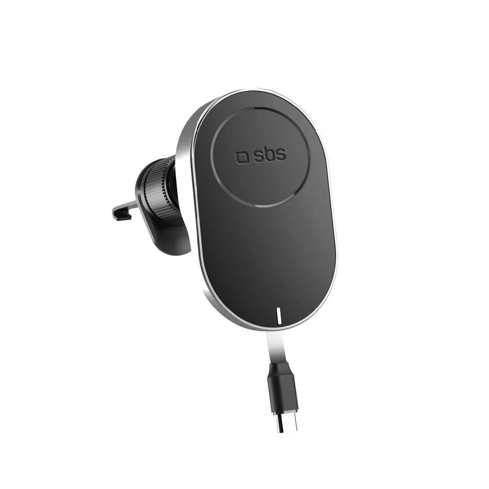 Uchwyt samochodowy SBS SnapCharge 15W Czarny