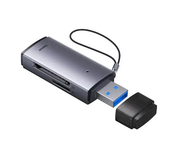 Baseus Lite Series SD/TF USB Szary