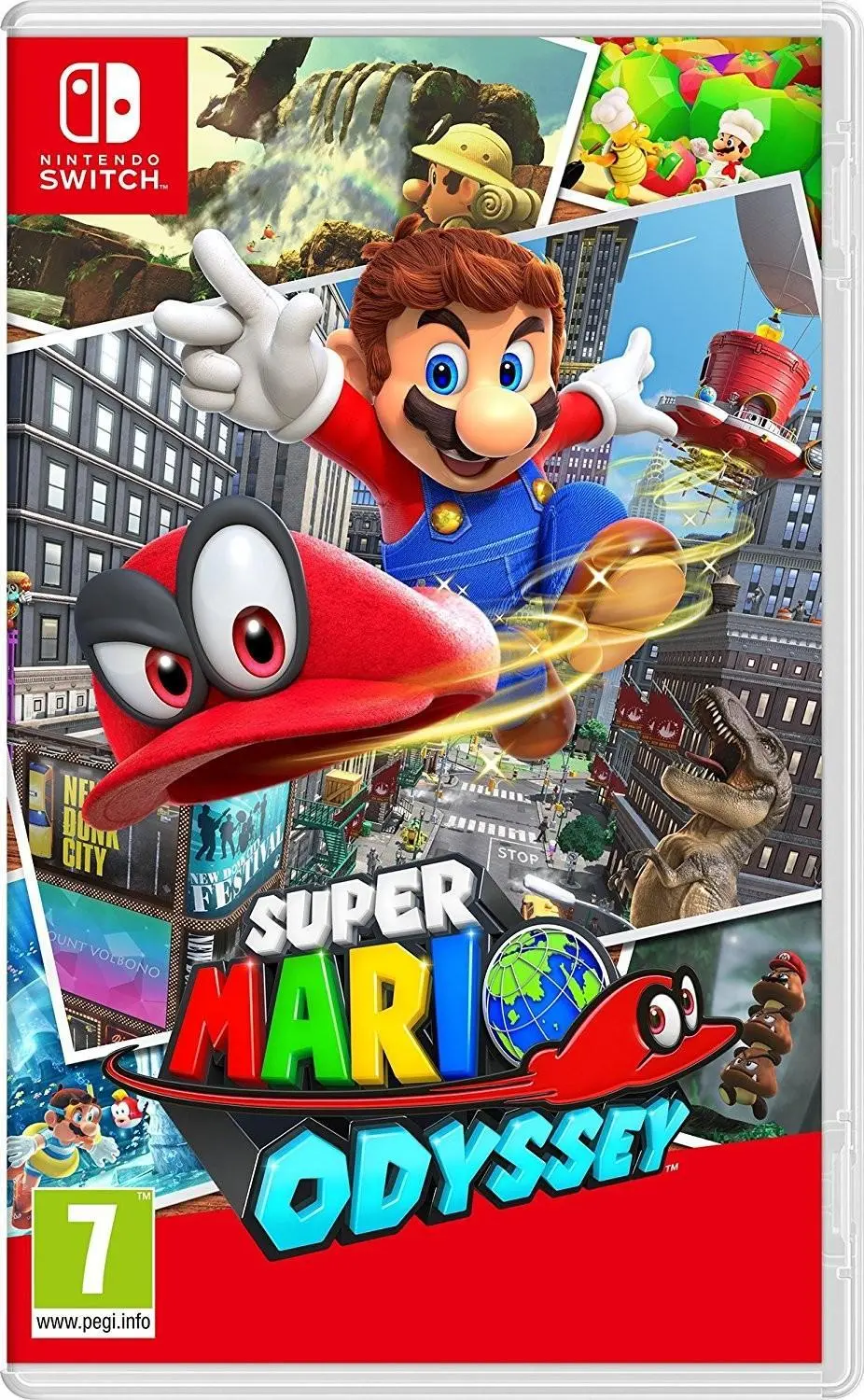 Nintendo Switch OLED Czerwono-niebieski + Super Mario
