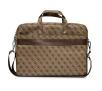 Torba na laptopa Guess Saffiano 4G Hot Stamp Triangle Logo GUCB15P4TW 16" Brązowy