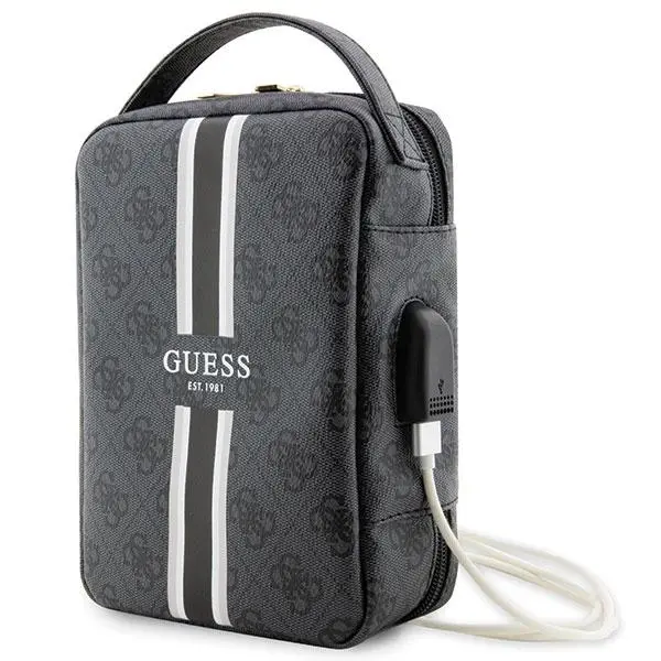 Organizer Guess 4G Printed Stripes GUHBP4RPSK Czarny