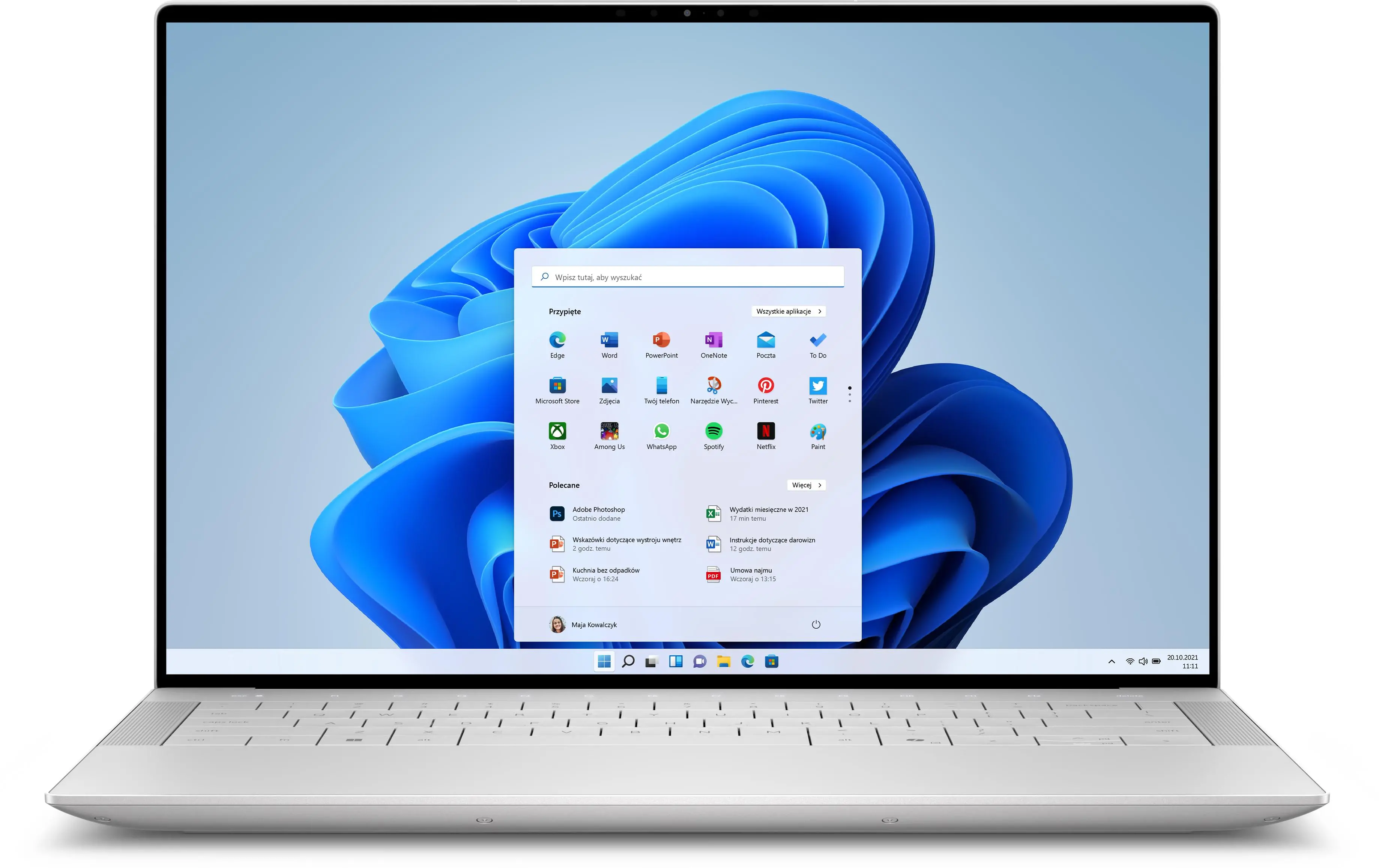 Laptop biznesowy Dell XPS 14 9440 14,5" Ultra 7 155H 16GB RAM 512GB Dysk SSD Win11 Pro Platynowy