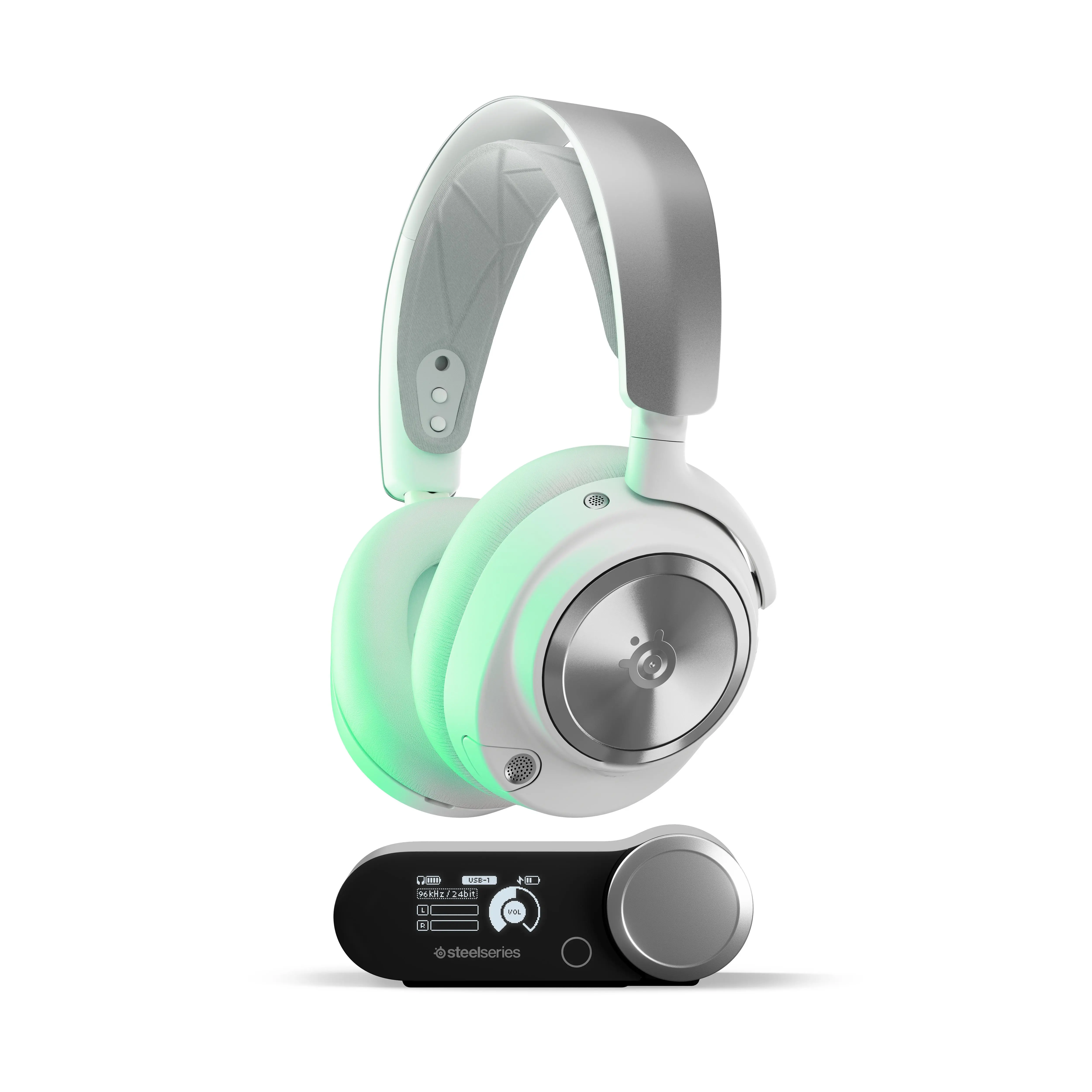 Słuchawki bezprzewodowe z mikrofonem SteelSeries Arctis Nova Pro X Wireless Nauszne Biały - Opinie, Cena - RTV EURO AGD Słuchawki bezprzewodowe z mikrofonem SteelSeries Arctis Nova Pro X Wireless Nauszne Biały - Opinie, Cena - RTV EURO AGD