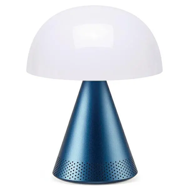 Lampa Lexon Mina Audio L LED z głośnikiem bluetooth LH76MDB Niebieski