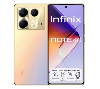 Smartfon Infinix Note 40 8/256GB 6,78" 120Hz 108Mpix Złoty